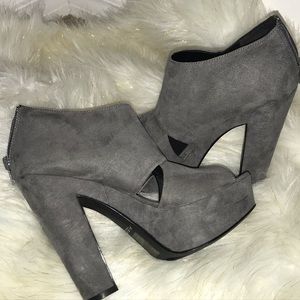 Grey Aldo Heels